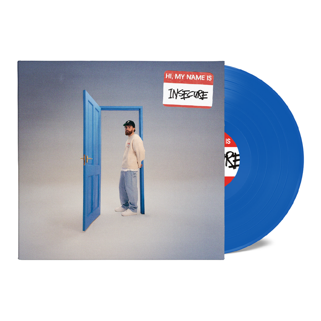 hi, my name is insecure: Light Blue Vinyl LP + Signed Art Card