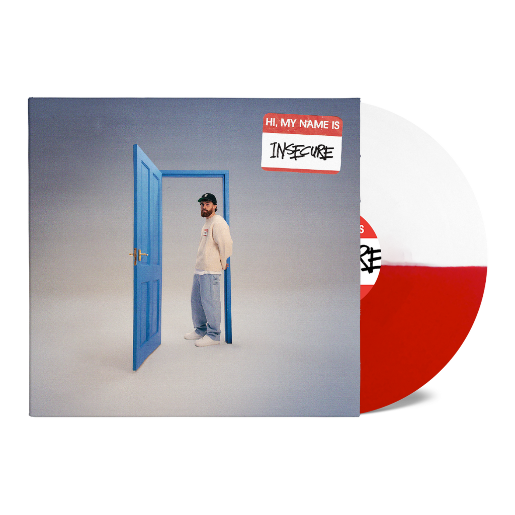 hi, my name is insecure: Limited Red/White LP, Light Blue LP, CD, Cassette + Signed Art Card