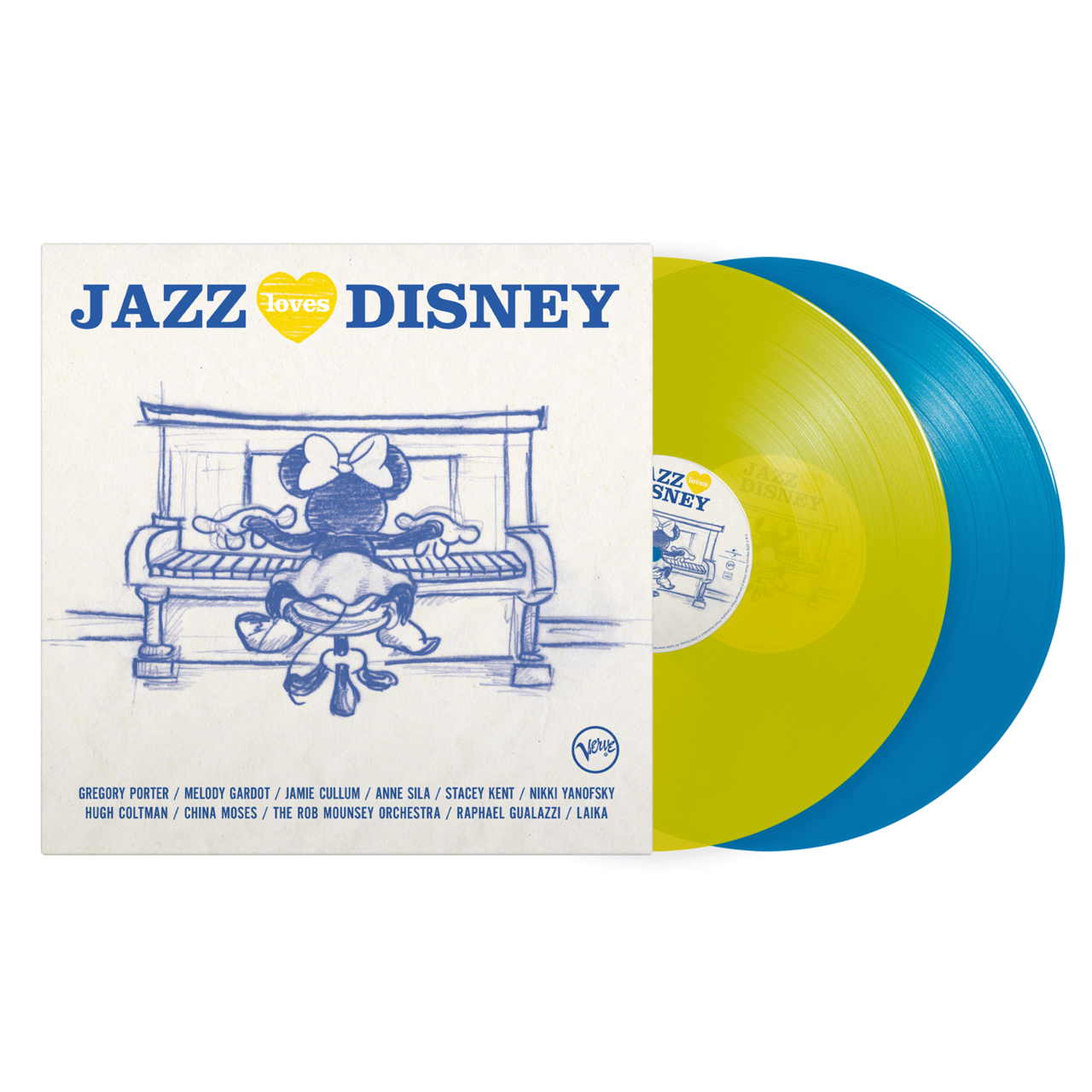 Jazz Loves Disney: Transparent / Transparent Blue Vinyl 2LP