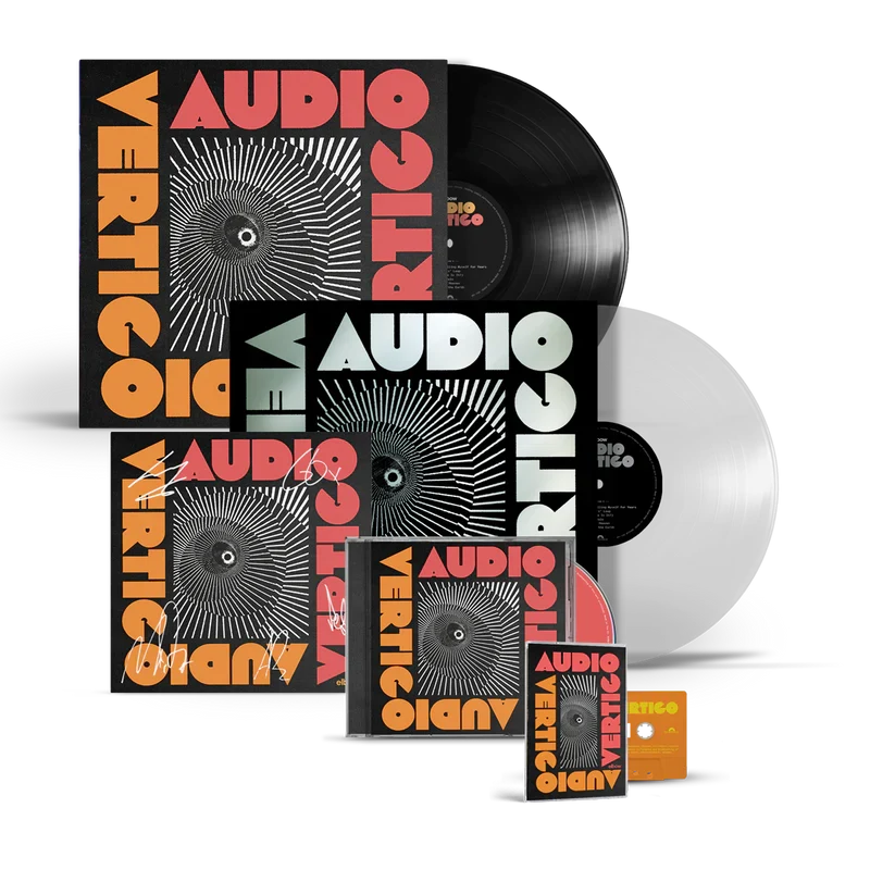 AUDIO VERTIGO: Limited Mirror Board Vinyl LP, Vinyl LP, CD, Cassette + Signed Art Card