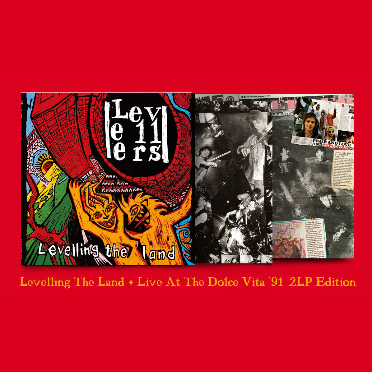 Levelling The Land (2023 Remix) + Live At The Dolce Vita ‘91: Vinyl 2LP