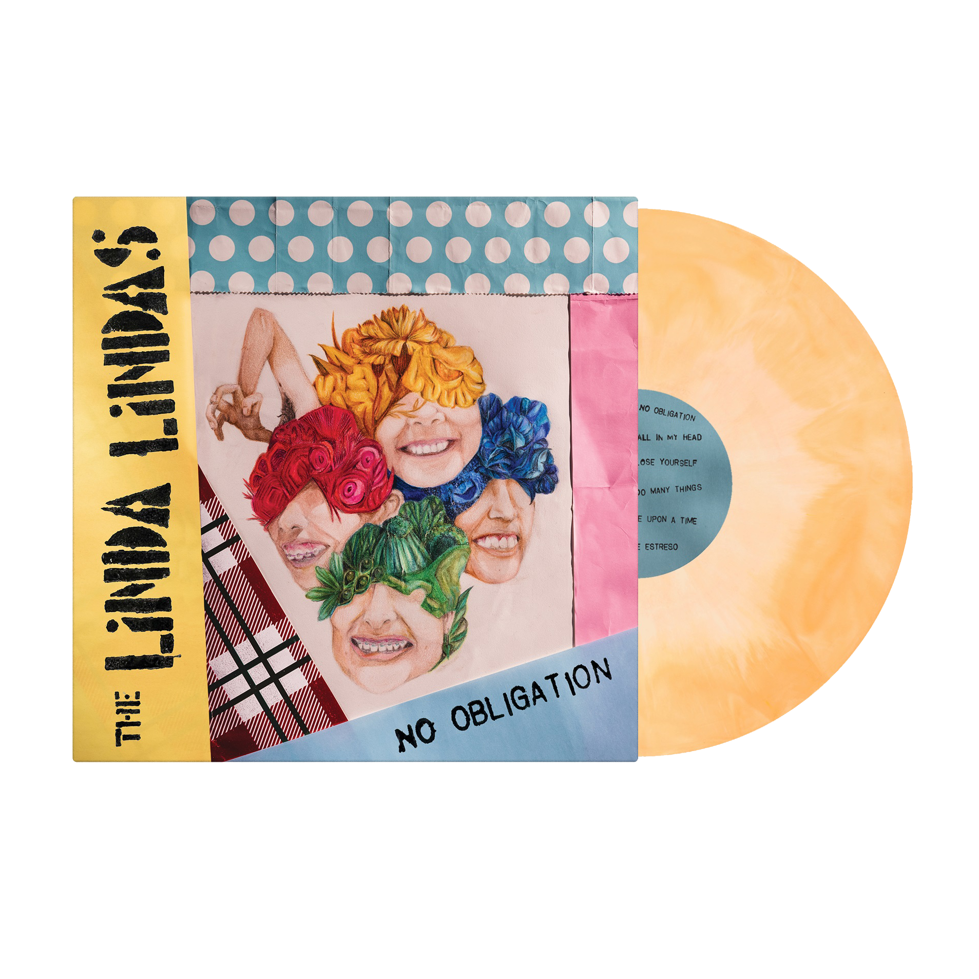No Obligation: Galaxy Orange/White Vinyl LP in Printed Inner
