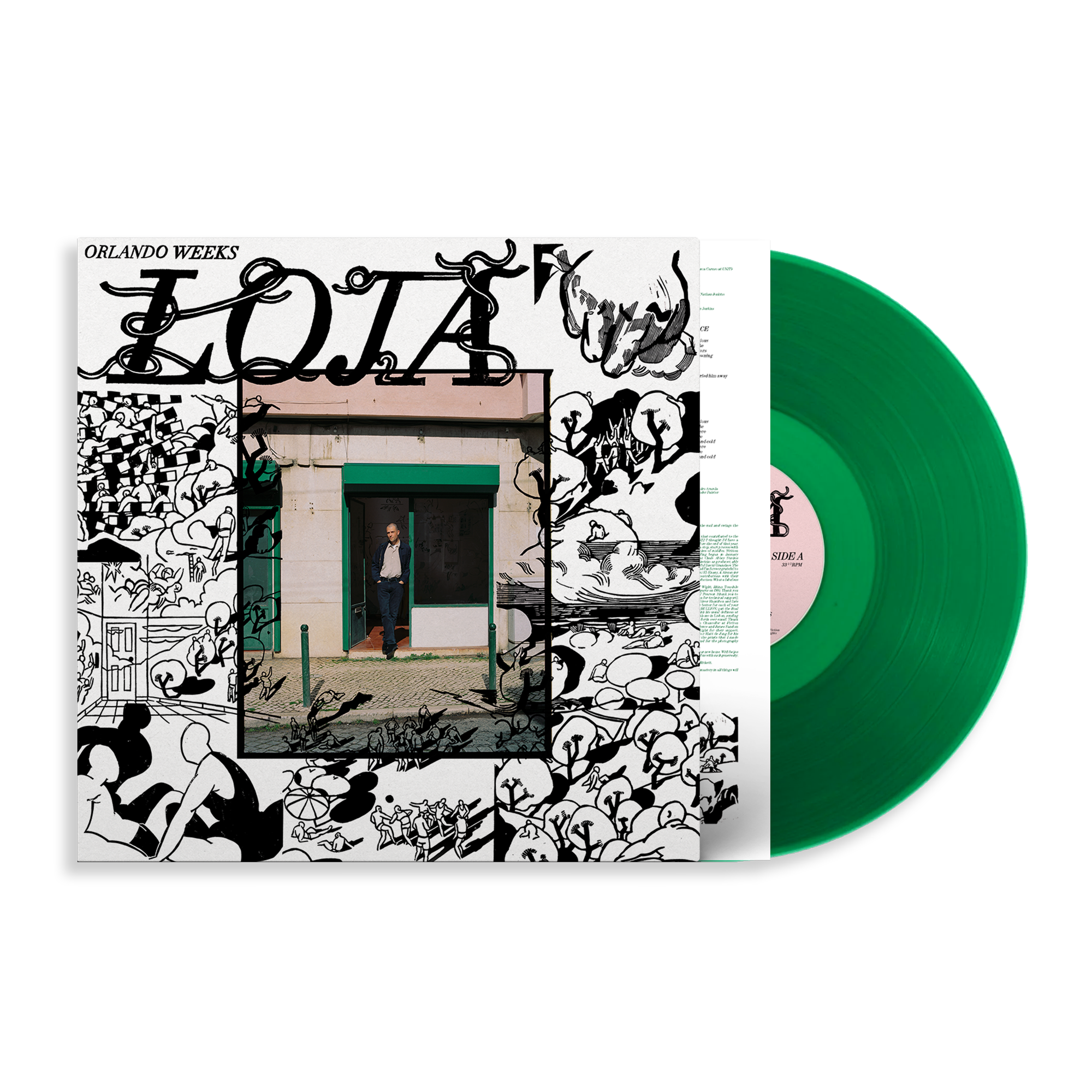 LOJA: Signed Transparent Green Vinyl LP + Tote Bag