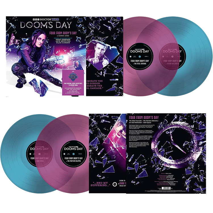 Doctor Who - Four From Doom’s Day: Limited Translucent Purple + Blue Vinyl 2LP