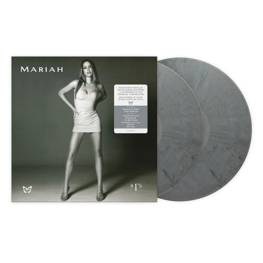 #1's: Metallic Silver and Black Swirl 2LP