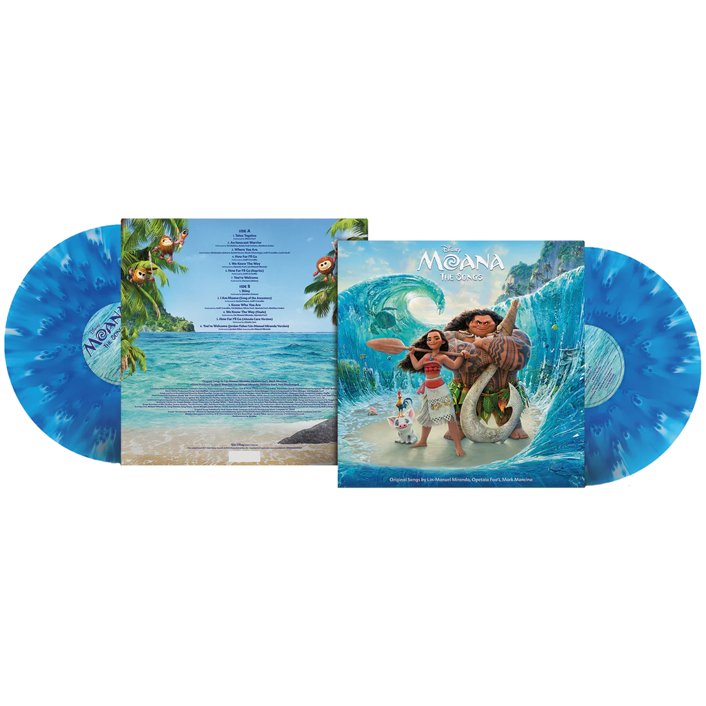 Moana - The Songs: Limited Wave Break Blue Vinyl LP