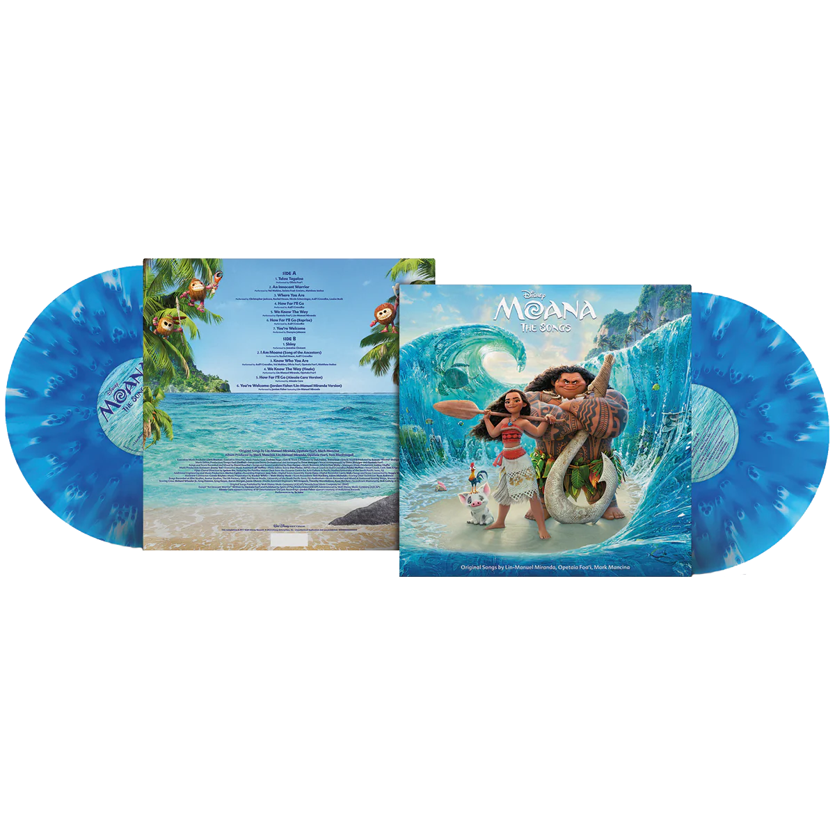 Moana - The Songs: Limited Wave Break Blue Vinyl LP