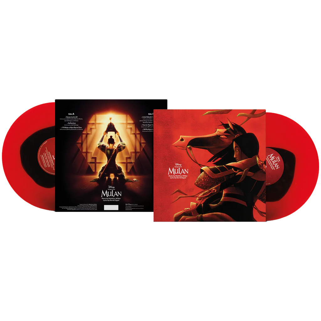 Songs From Mulan: Limited Ruby Red and Obsidian Colour Vinyl LP