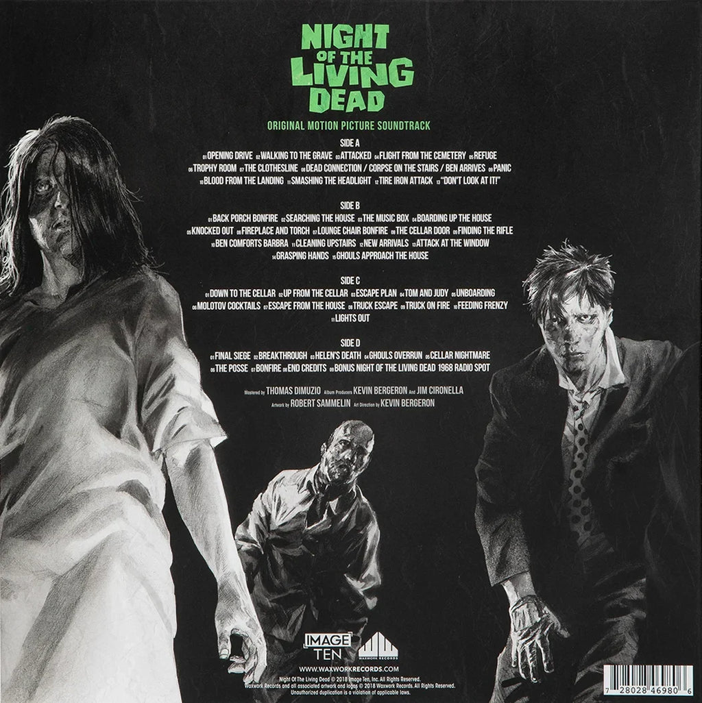 Night Of The Living Dead (OST): Limited Black & White Hand-Pour Vinyl 2LP