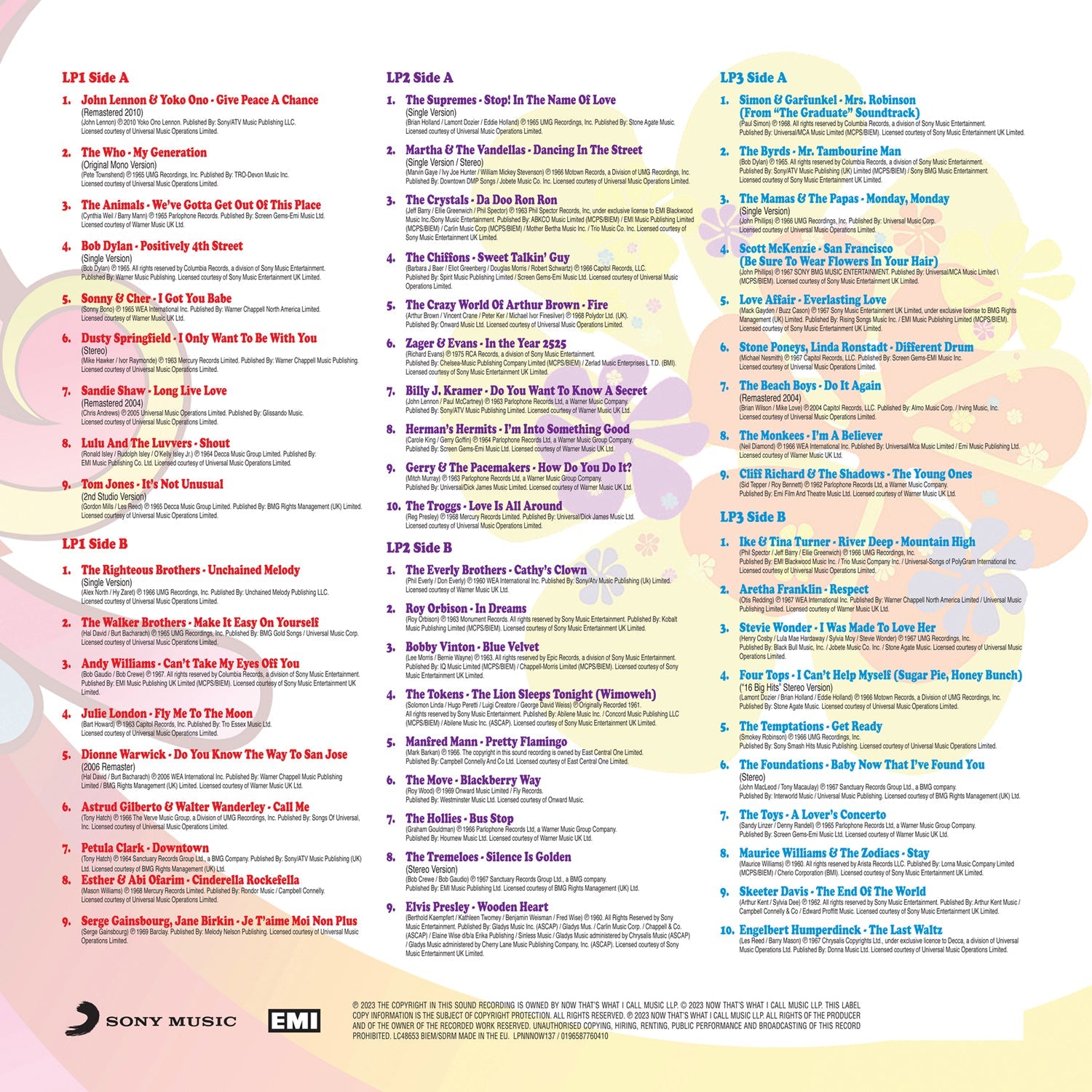 NOW That’s What I Call 60s Pop (3LP)