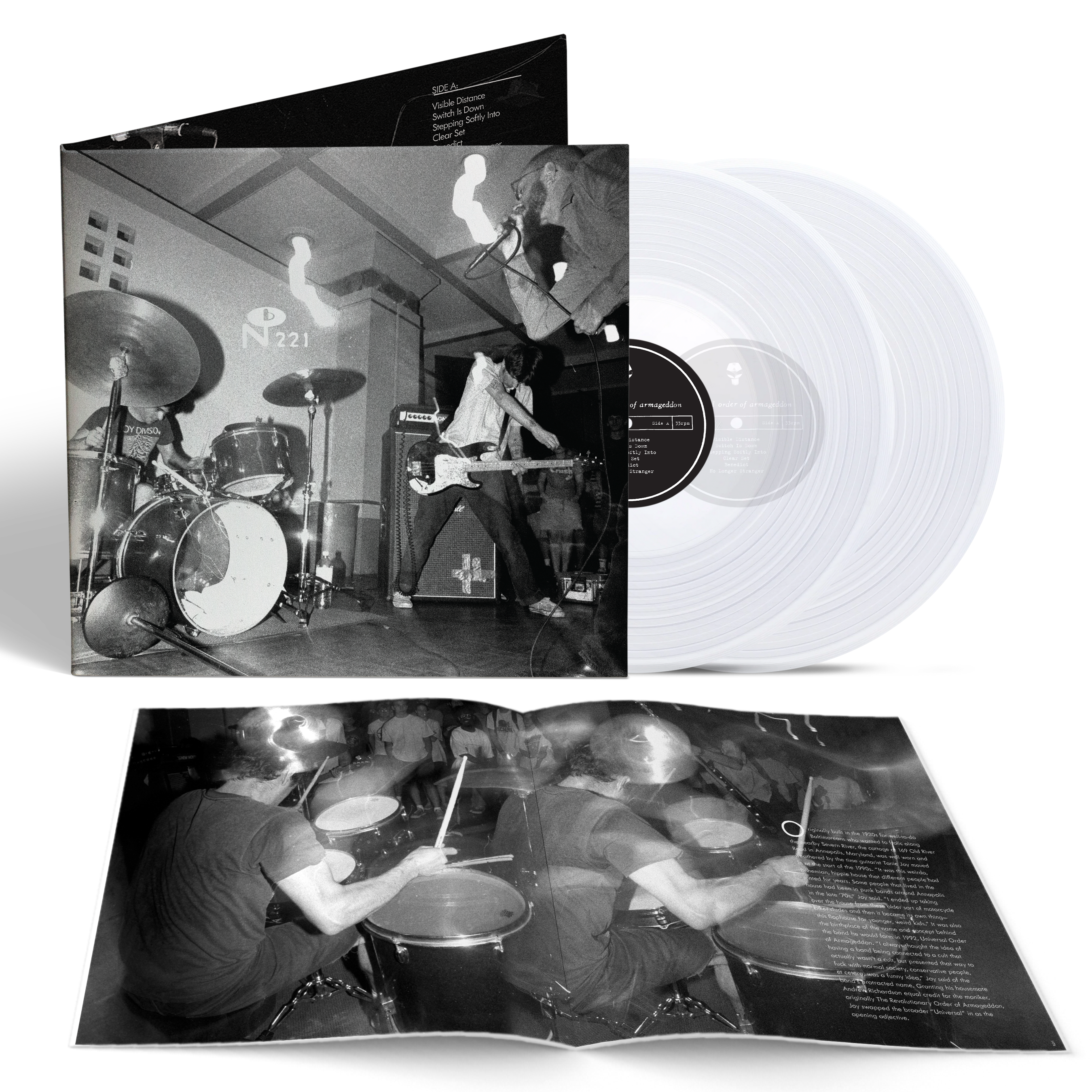 Universal Order Of Armageddon: Limited Clear Set Transparent Vinyl 2LP