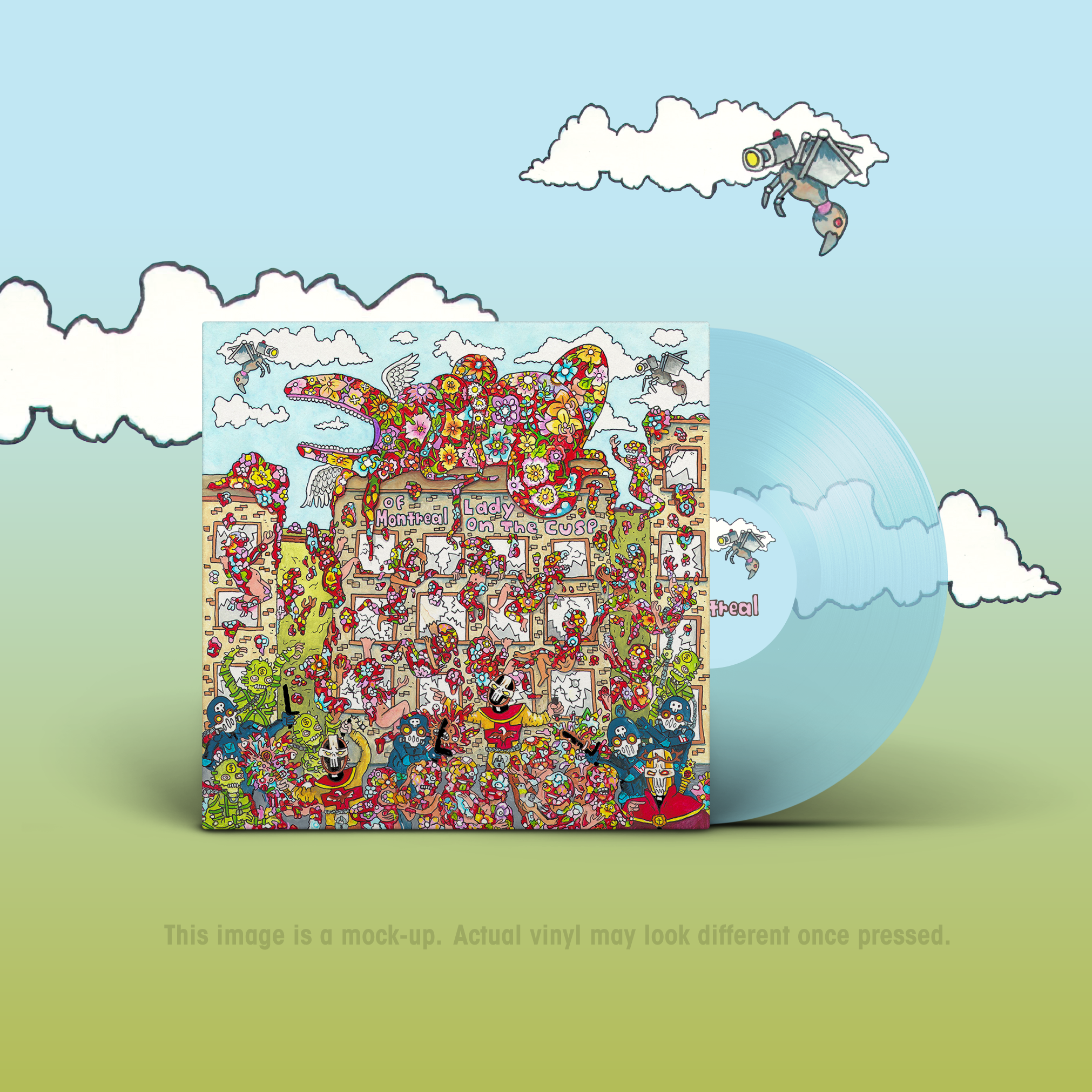 Lady On The Cusp: 'Clear Sky' Blue Vinyl LP
