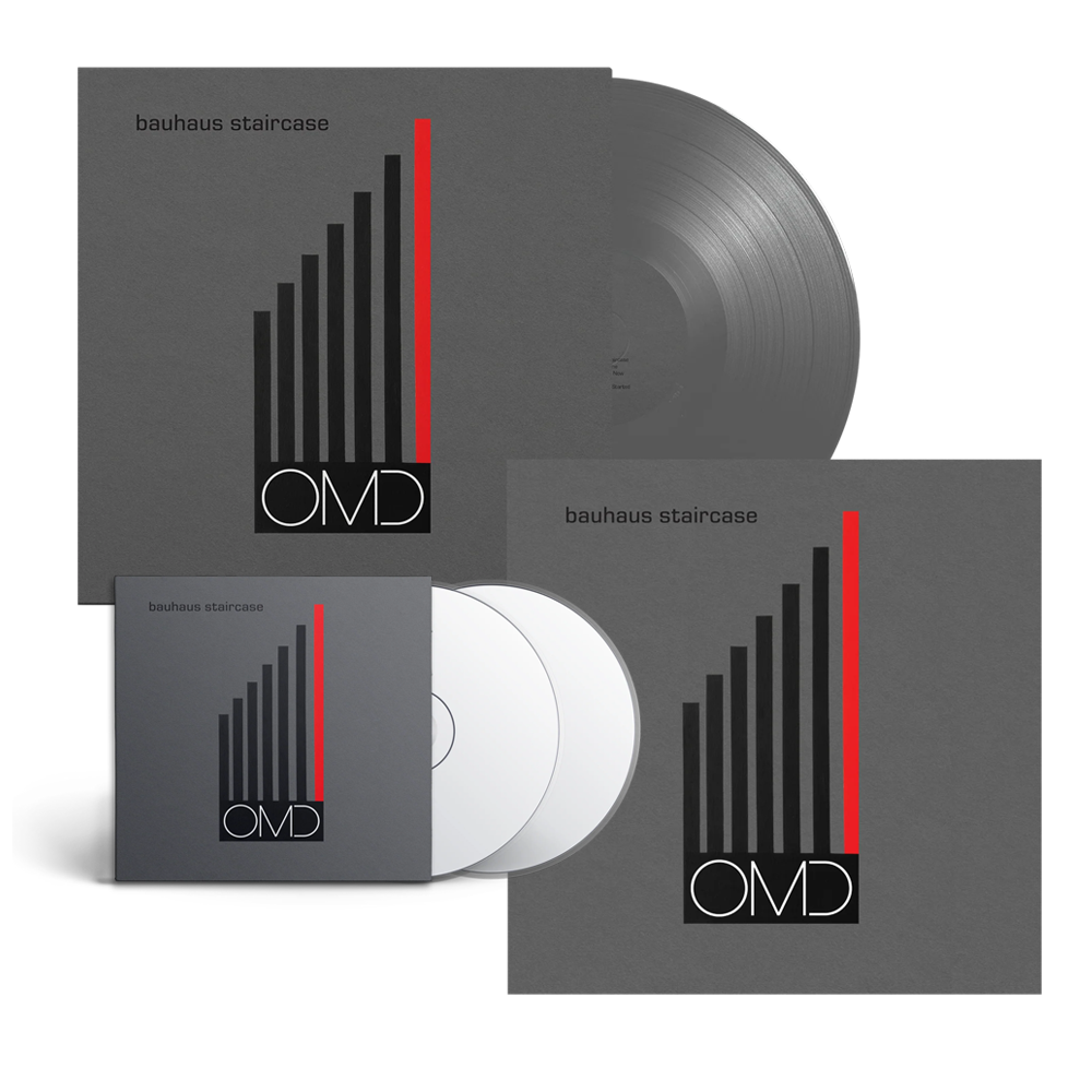 Bauhaus Staircase: Exclusive Silver Vinyl LP, 2CD + Limited Spot UV Print [Numbered]