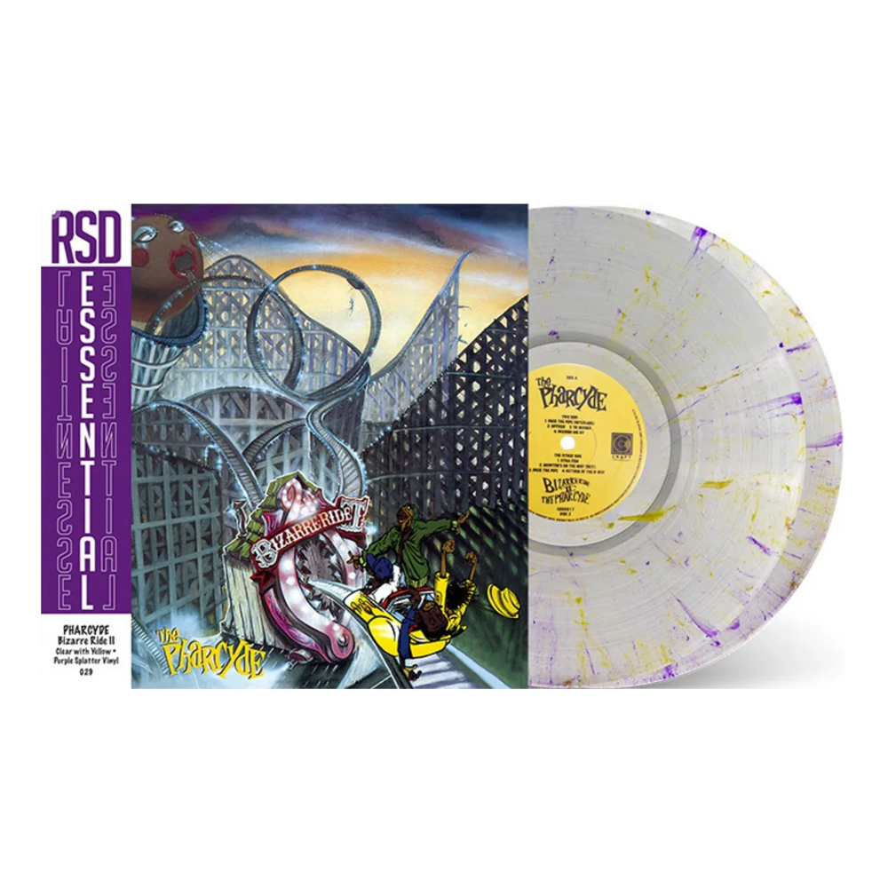 Bizarre Ride II The Pharcyde: Limited Clear w/ Yellow & Purple Splatter Vinyl 2LP [RSD23]