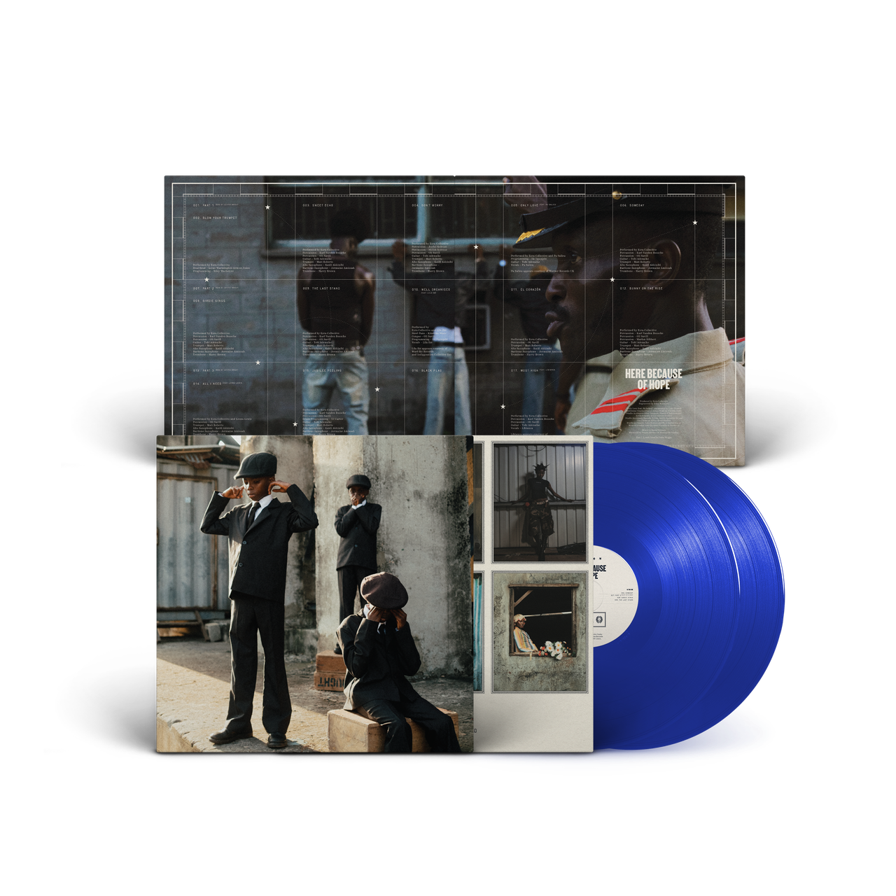 Here Because of Hope: Transparent Ocean Blue Vinyl 2LP