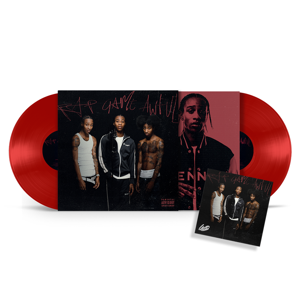 Rap Game Awful: Red Vinyl 2LP + Signed Art Card