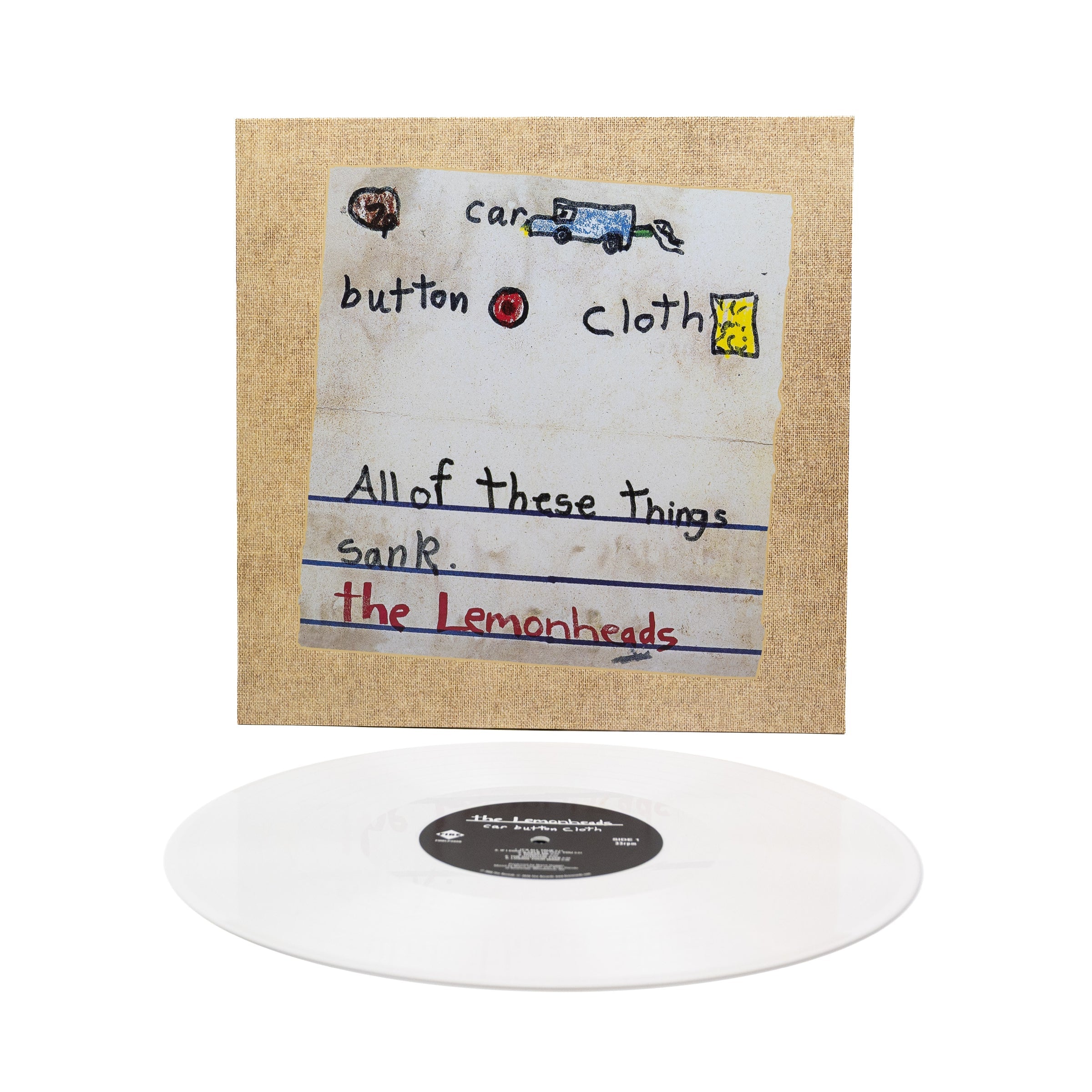 Car Button Cloth (30th Anniversary): White Vinyl LP