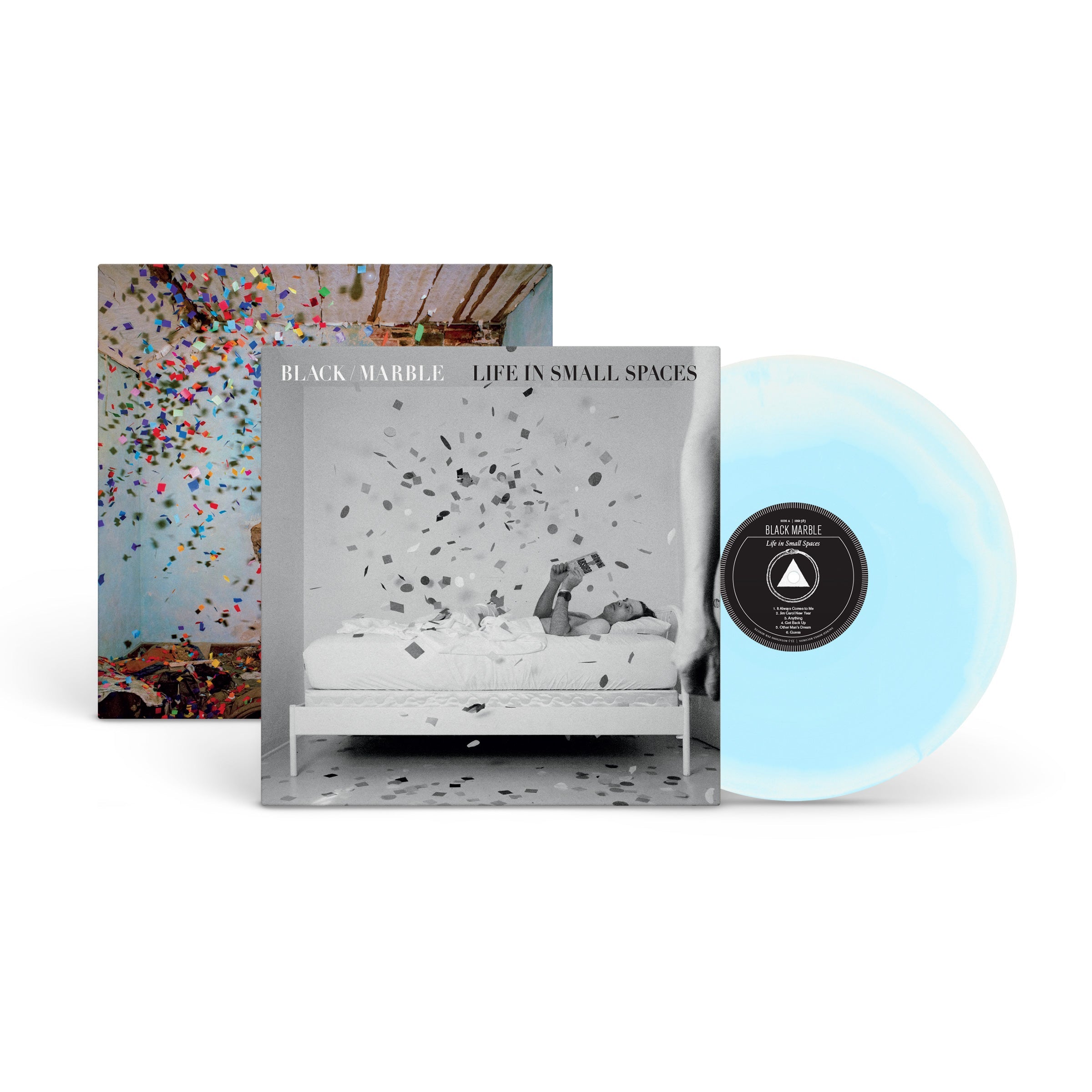Life in Small Spaces: Baby Blue & White Vinyl LP