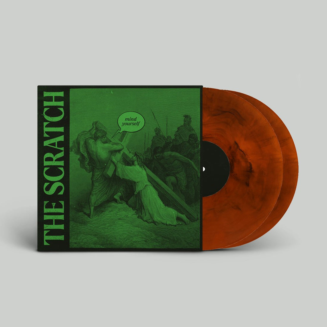 Mind Yourself: Etched Orange/Black Smoke Vinyl 2LP