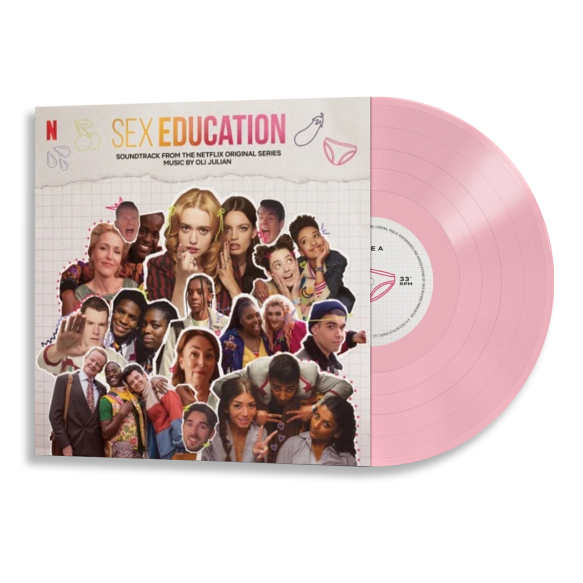 Sex Education. (Soundtrack from the Netflix Series): Limited Pink Vinyl LP