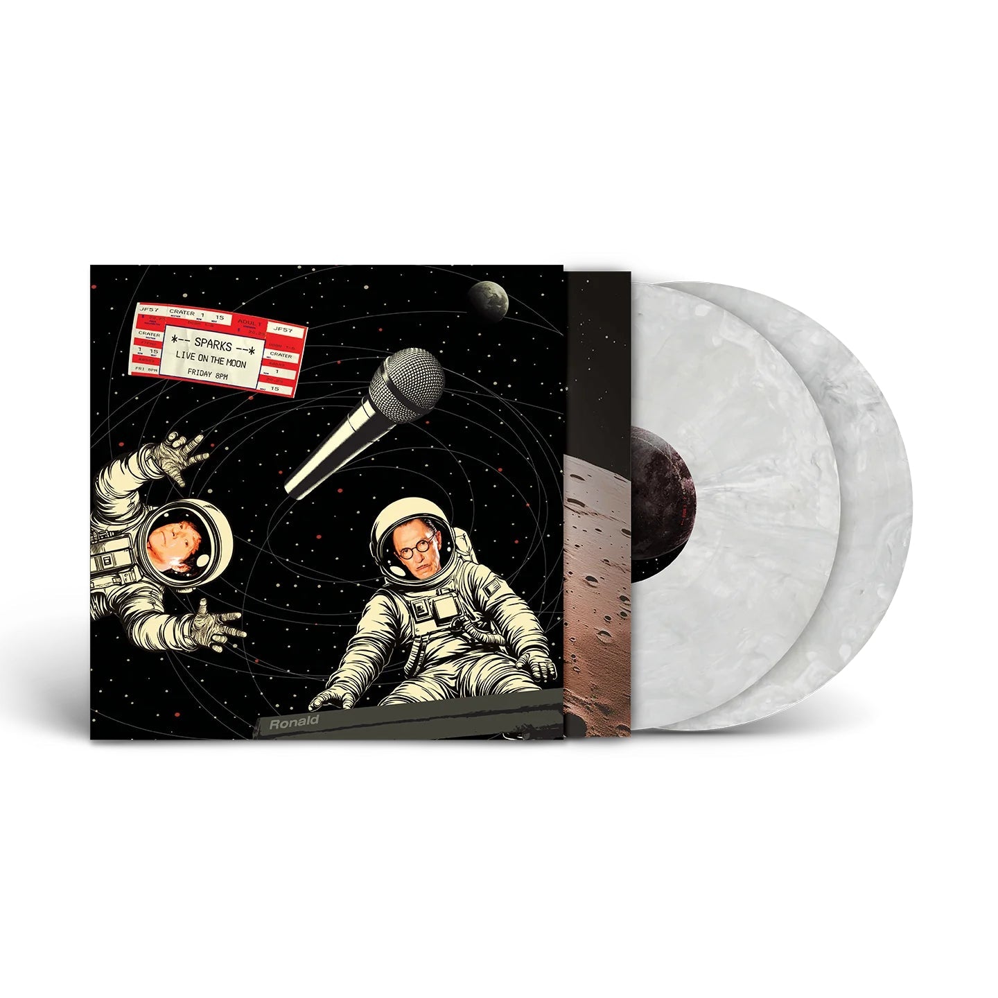 Live on the Moon: Moon Marble Silver Vinyl 2LP