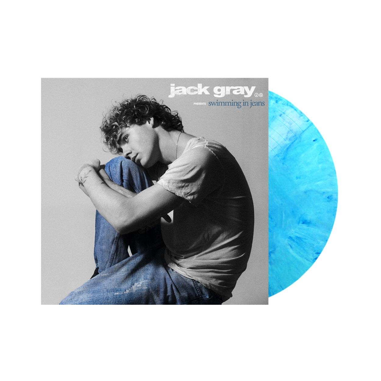 Swimming In Jeans: Wavy Blue Colour Vinyl LP