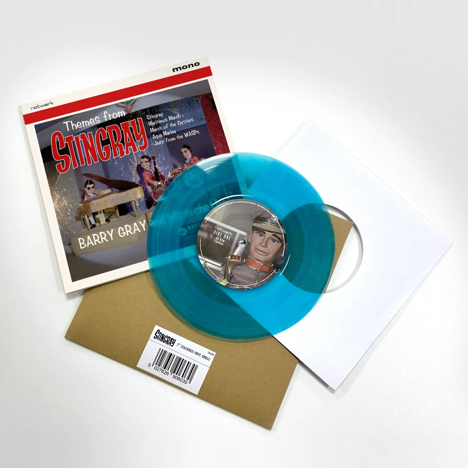 Themes From Stingray: Aqua Blue Vinyl 7"