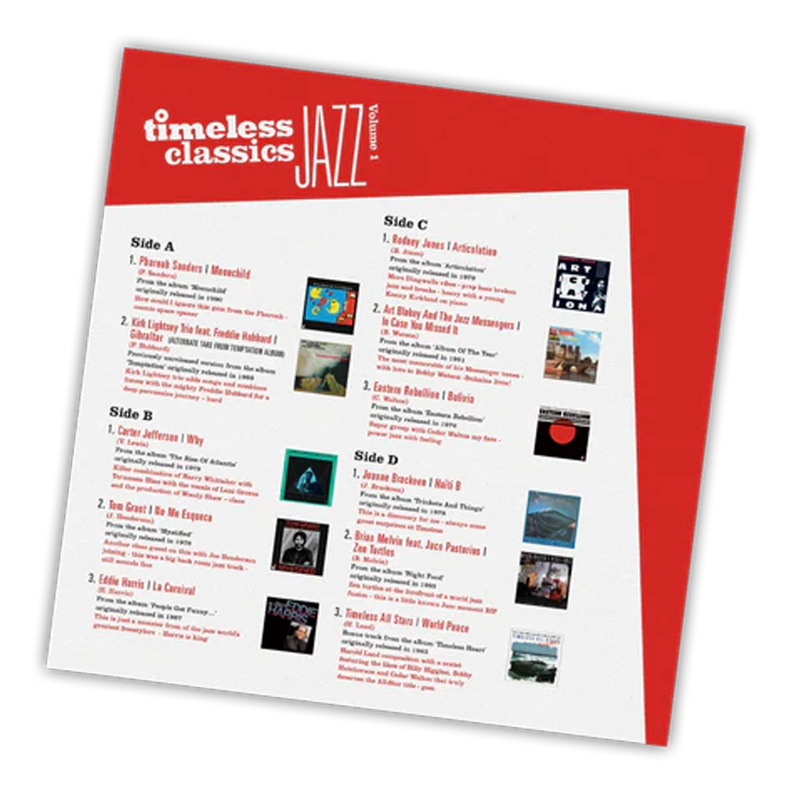 Timeless Jazz Classics Vol.1: Vinyl 2LP
