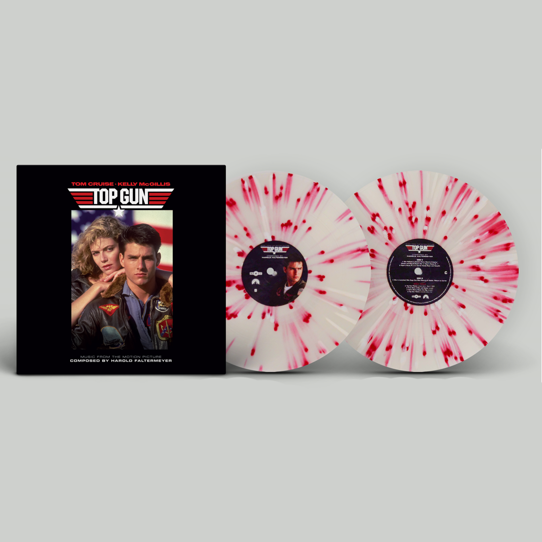 Top Gun: Limited Clear w/ Red Splatter Vinyl 2LP