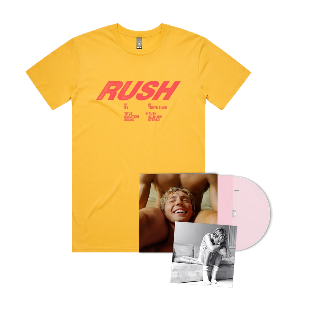 Something To Give Each Other: Deluxe CD, Rush T-Shirt + Signed Postcard