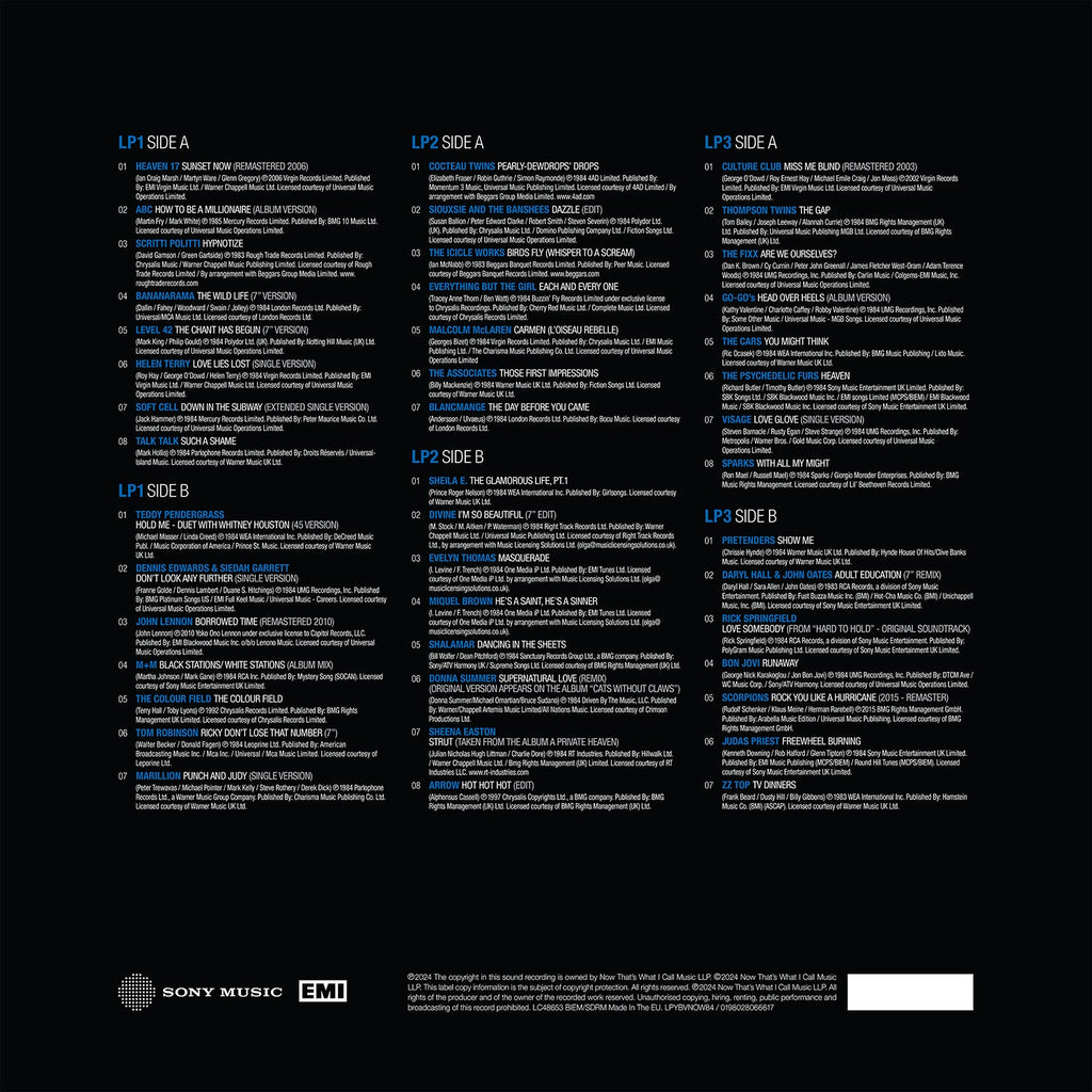 NOW Yearbook – THE VAULT: 1984 (3LP)