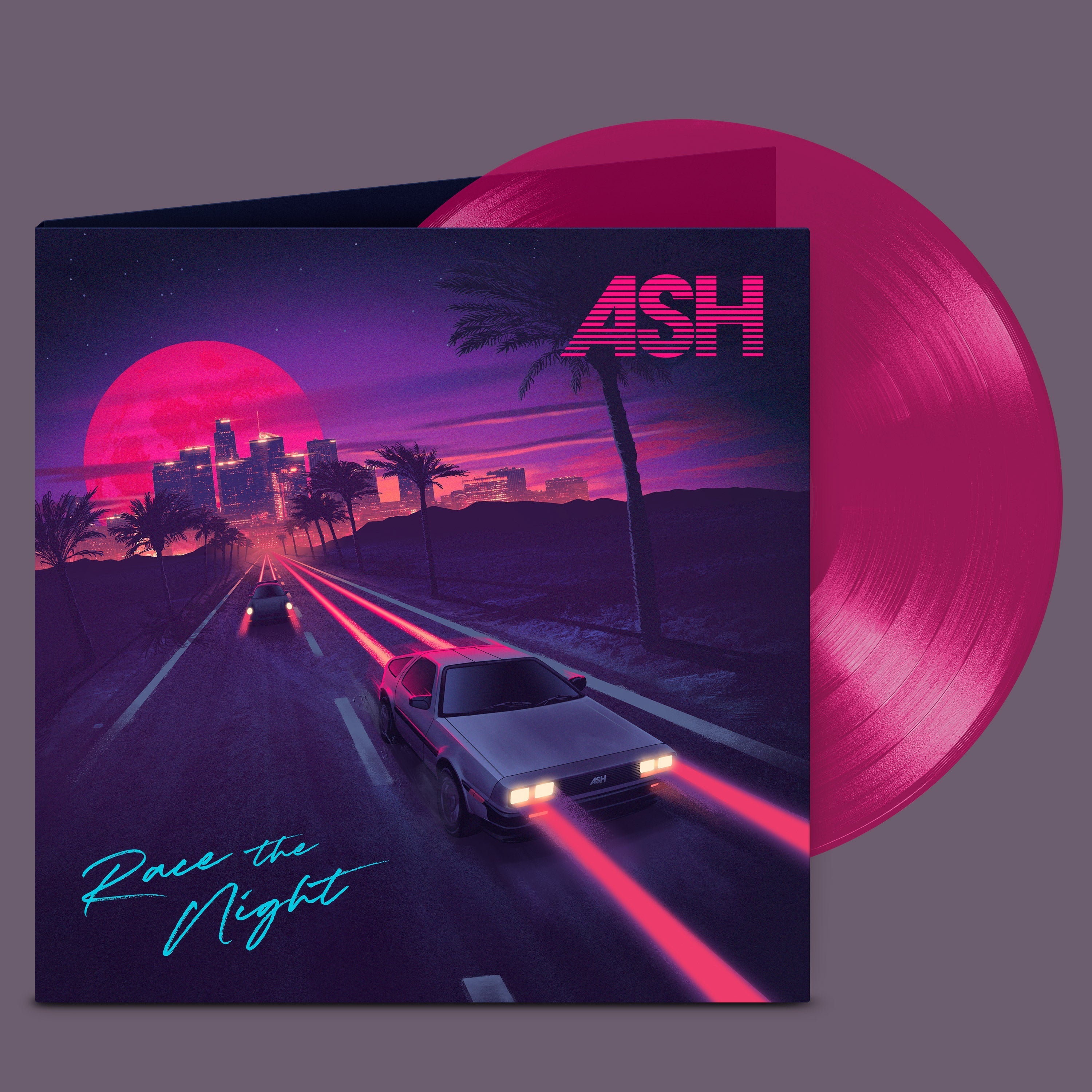 Race The Night: Limited T﻿ranslucent Violet Vinyl LP + Signed Print