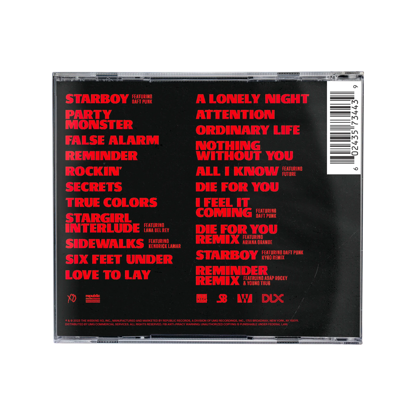 Starboy: Deluxe CD