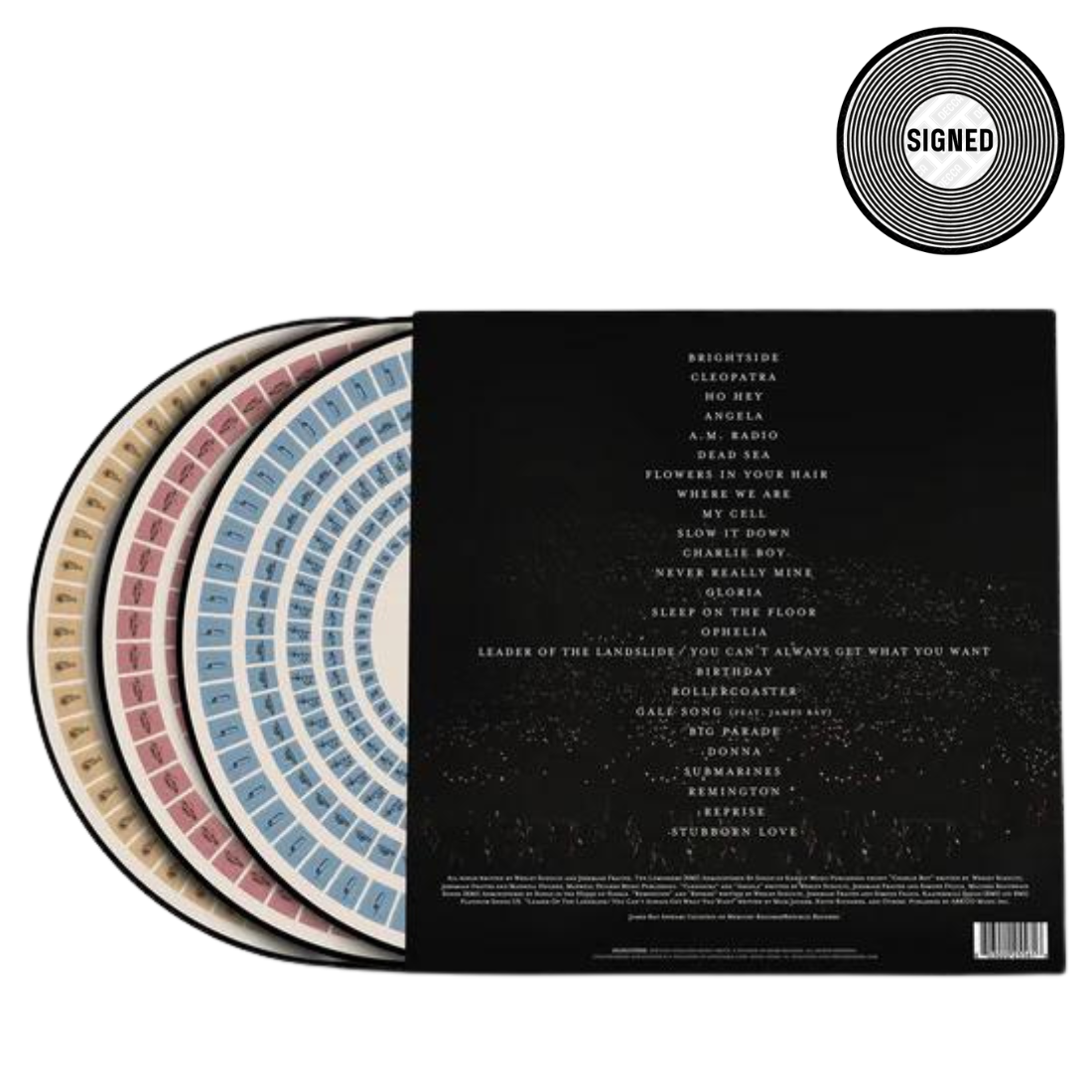 Live From Wrigley Field:  Signed Limited Edition Picture Disc Zoetrope 3LP