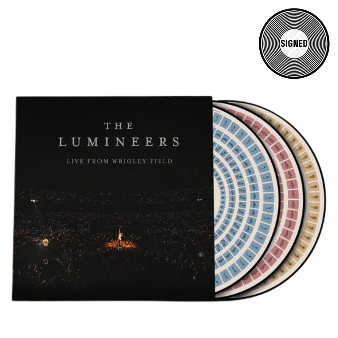 Live From Wrigley Field:  Signed Limited Edition Picture Disc Zoetrope 3LP